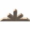 Ekena Millwork Saratoga Smooth Timber Gable Bracket, Douglas Fir, 48"W x 24"H x 3 1/2"D x 5 1/2"F, 12/12 Pitch GBW048X24X0406SAR00SDF - alternate 5